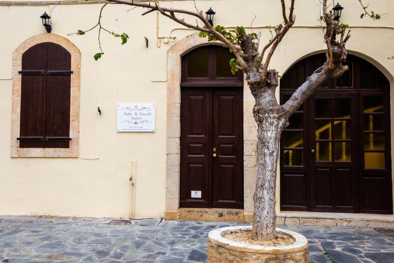 Ruby 'N Emerald Studio'S Rethymno  ภายนอก รูปภาพ